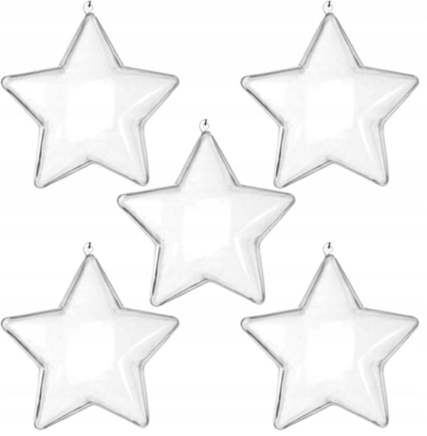 Akrylstjerne AG-10-pakning 5 stk.