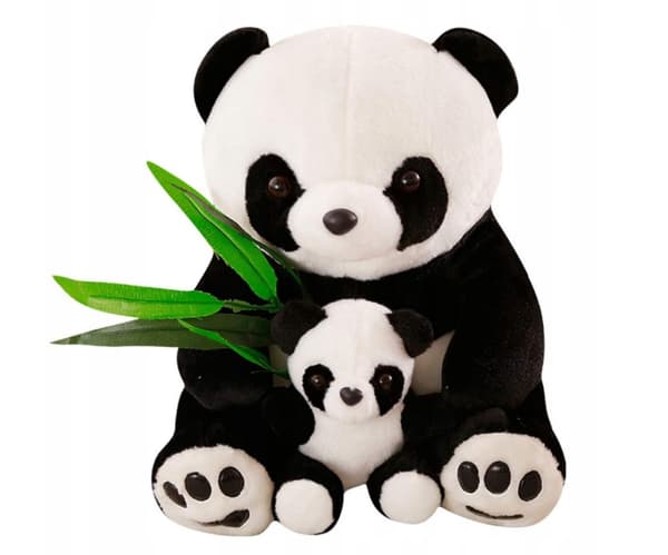 Panda vauvan kanssa - 30 cm