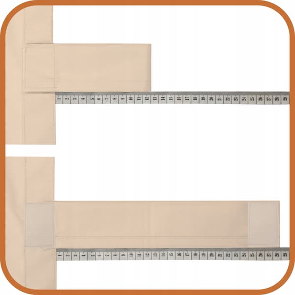 Vedenpitävä tarha-terassiverho 155x250 ecru