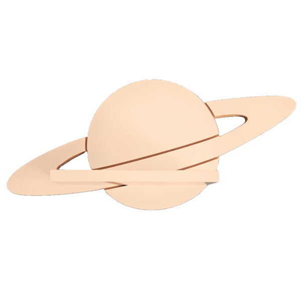 Planet Saturn hylde, rumtema