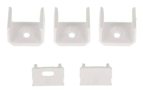PROFIL MED LAMPESKÆRM TIL LED-STRIPS PR-LED/SW2/2M VÆGSMONTERING HVID