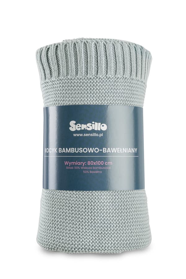 BAMBUS-BOMULDSTÆPPE 80X100 BABYGRÅ