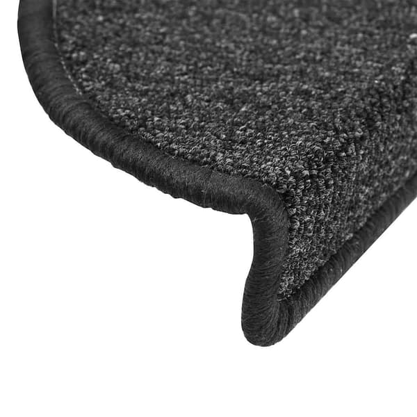 vidaXL trappetrin, 10 stk., 56x17x3 cm, antracit