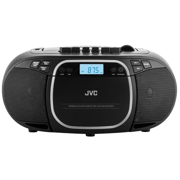 JVC RC-E451B Boombox musta, Bluetooth, CD, USB