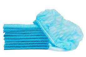 Blå hätta av non-woven SUVICOM CLIP 100 st