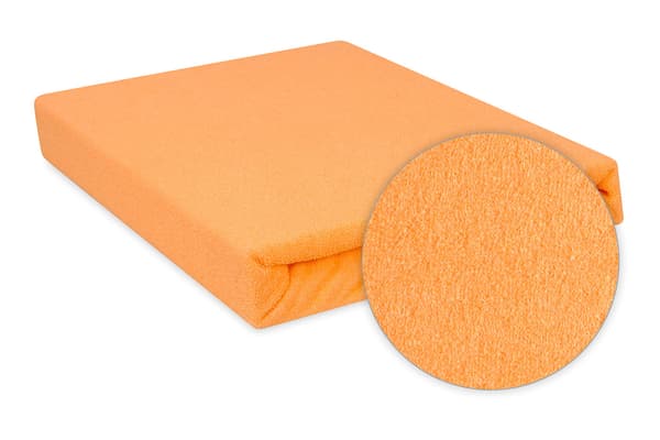 Frottélagen med elastik PREMIUM 70x140x10 Orange