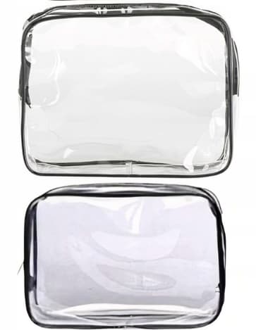 TRANSPARENT REJSEKOSMETIKTASKE TIL FLY