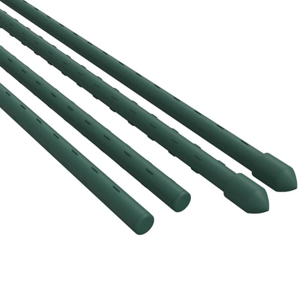 vidaXL Växtstöd, 30 st, Grön, 60 cm, Stål