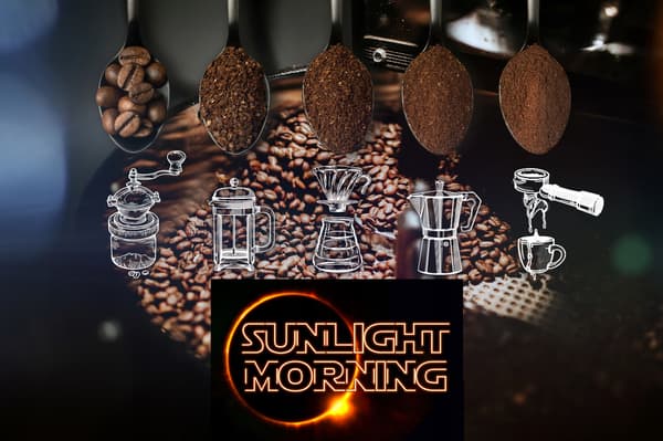 Malet rostat kaffeblandning Sunlight Morning 500g