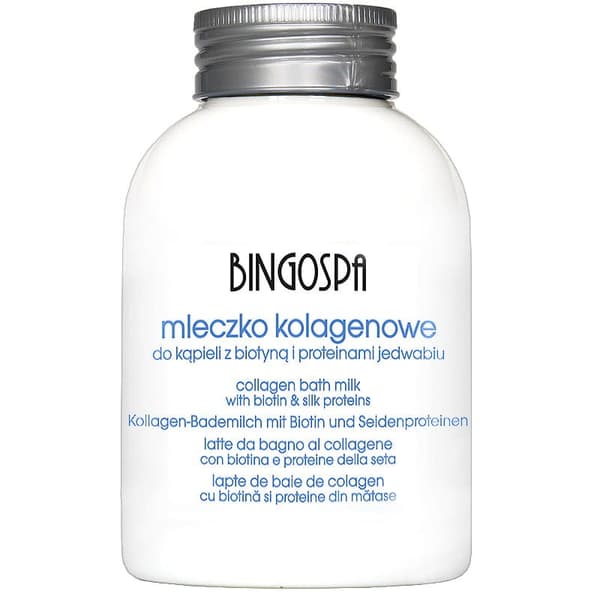 Kollagen bademælk med biotin og silkeproteiner Bingospa