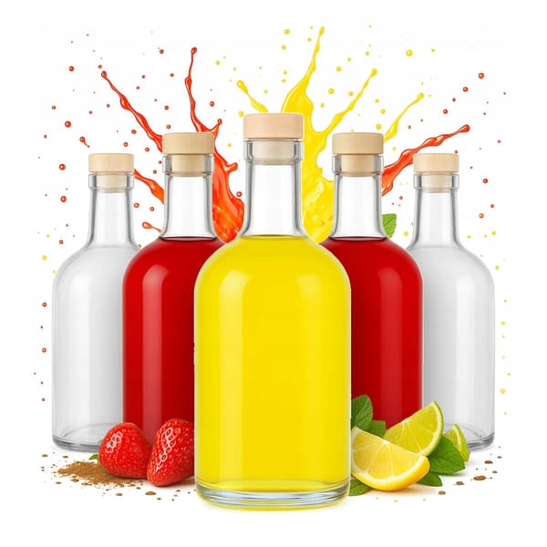 50x Tadek 500 ml pullo + korkki likööri snapsi