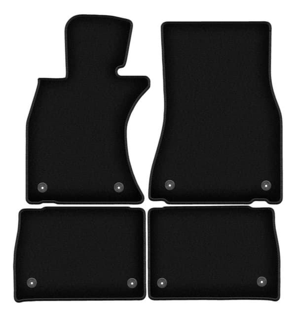 Velour gulvmåtter BASIC sorte til Lexus LS IV sedan (2006-2017)