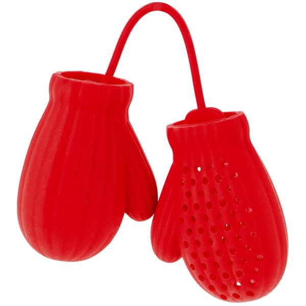 Silikone te-infuser røde handsker