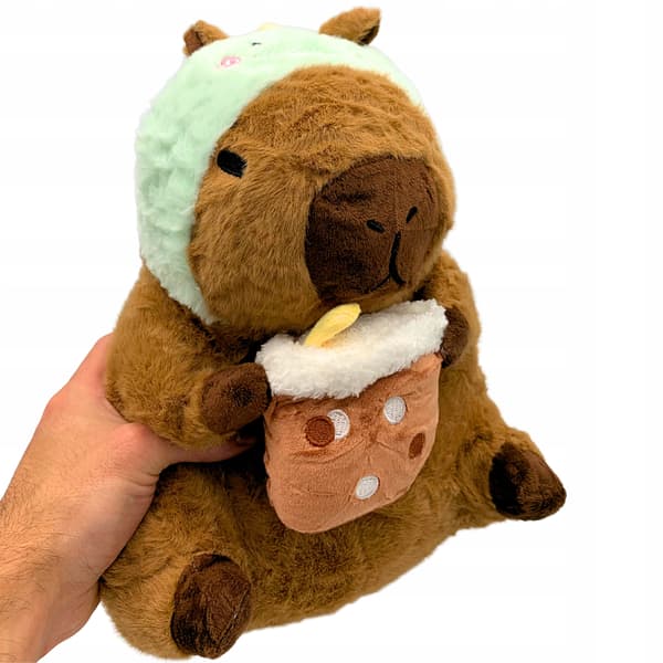 pehmolelu kapybara dinosaurus shake halattava pehmo 30 cm