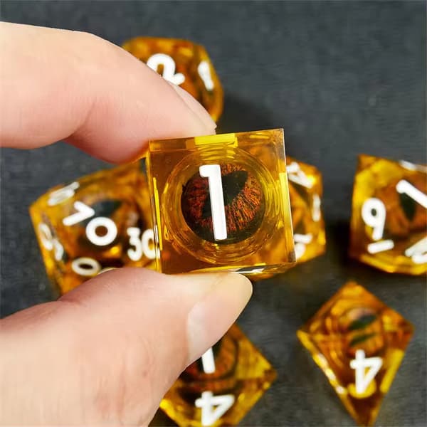Druid's Mushroom RPG terning flydende D20 3,3 cm
