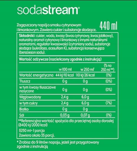 SodaStream Apelsin Zero Sirap Sockerfri Apelsin + 7UP Koncentrat