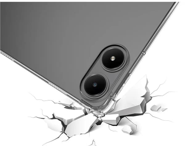 Xiaomi Redmi Pad Pro 12.1 2024 läpinäkyvä silikonikuori