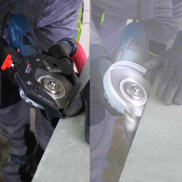 DISTRAKTIONSFORBEHOLD TIL VINKELSLIBER DUSTER 45 115mm-125mm