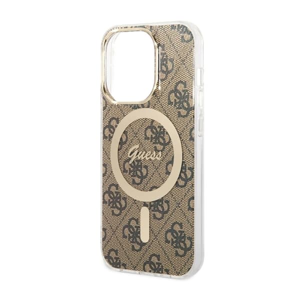 Guess 4G MagSafe - iPhone 14 Pro Max cover (brun)