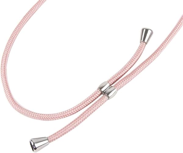 SILIKONEETUIS TIL SAMSUNG GALAXY NOTE 20 TRANSPARENT + LYSERØD LANYARD