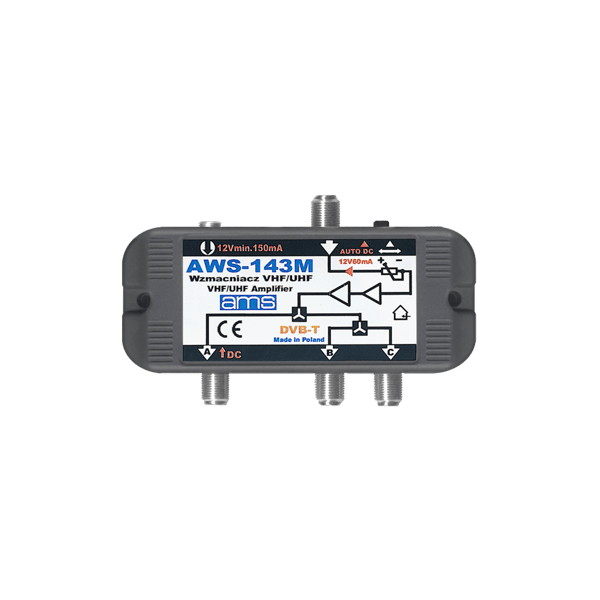 Wzmacniacz antenowy AMS AWS-143ST