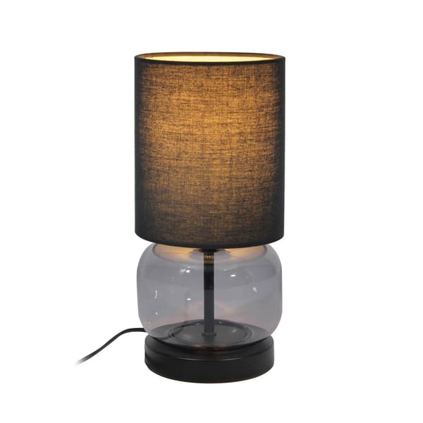 DORME BORDLAMPE 1 E27 SORT ITALUX TB-63748-BL-SG