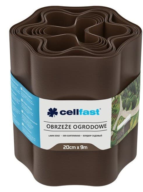 Havekant 20 cm 9 m brun CellFast