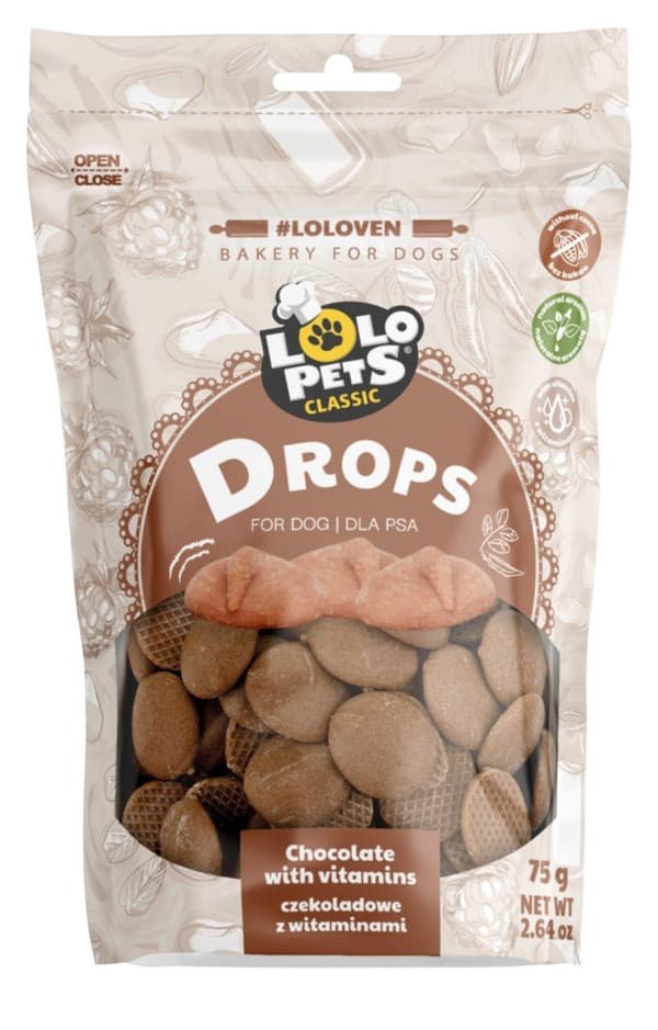 Lolo Pets | Vitamindråber til hunde 75g - Chokolade 75g