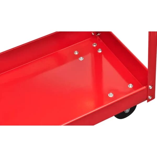 vidaXL Työpajakärry Punainen (100 kg)