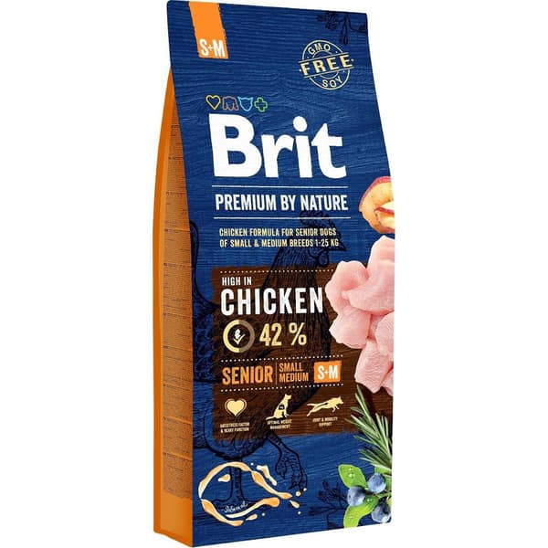 Brit Premium By Nature Senior SM 15kg