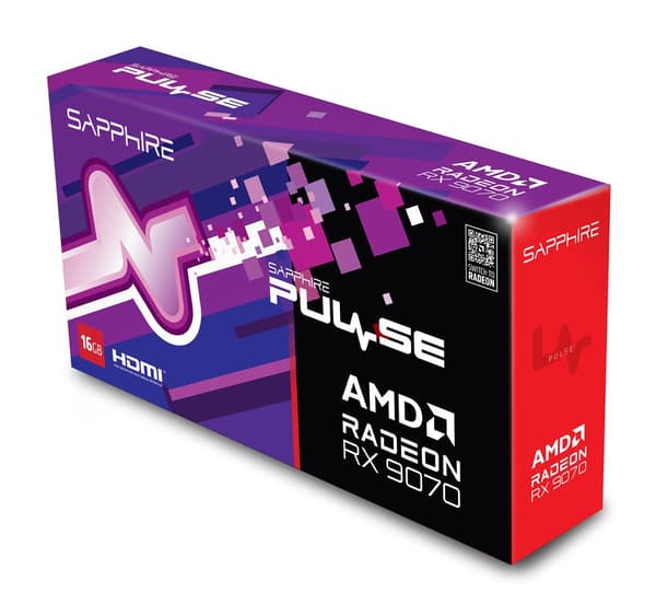 Sapphire PULSE RX 9070 GAMING 16GB grafikkort