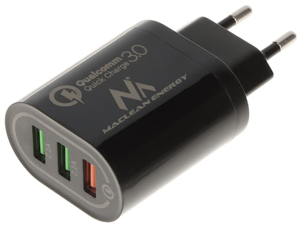 MACLEAN ENERGY MCE-479B USB-vægoplader