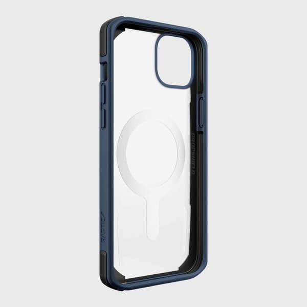 Raptic X-Doria Secure Case iPhone 14 med MagSafe-skyddsskal blå