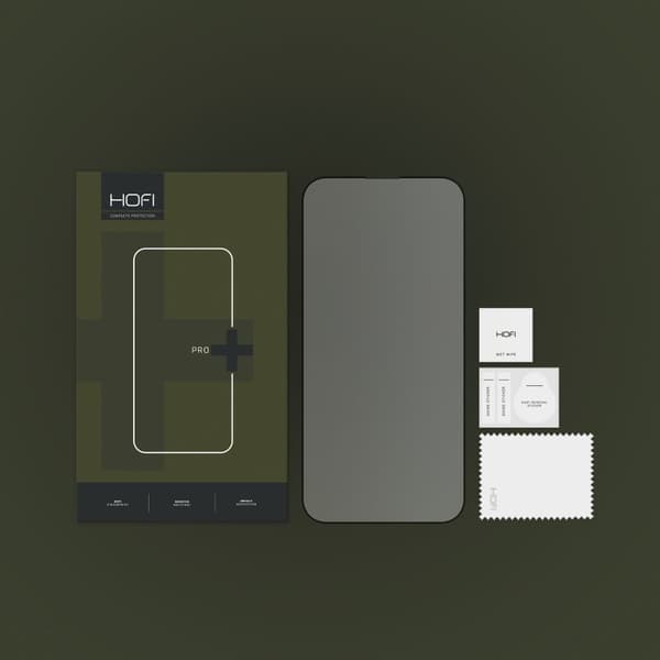 Hærdet glas Hofi Glass Pro+ iPhone 14 Pro Sort