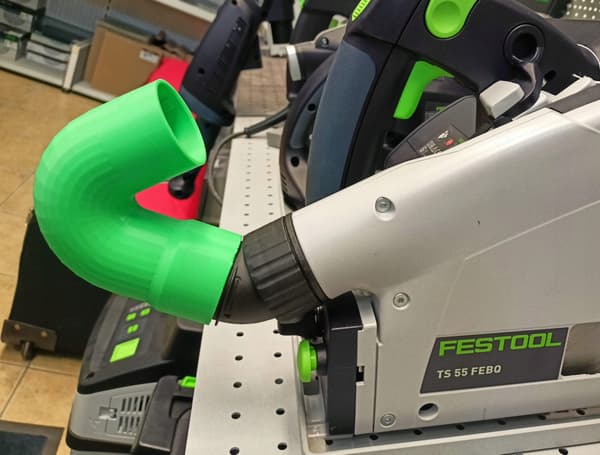WS3D Böjadapter Festool TS 55 sänksåg - STARMIX dammsugare