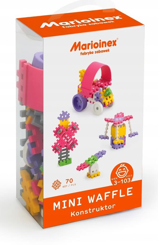 CONSTRUCTOR Marioinex Mini Vaffelblokke 70 stk.