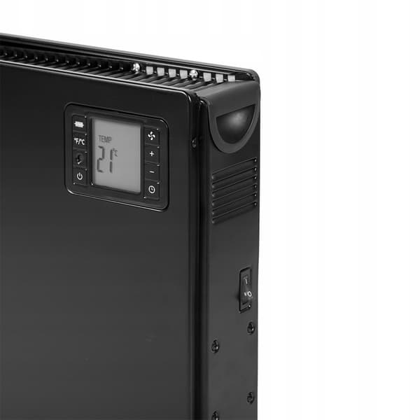 N'OVEEN CH7100 LCD Smart konvektorvarmer, sort, 2000 W