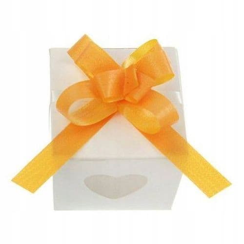 Band, rosetter, 1 cm, 50 st, orange