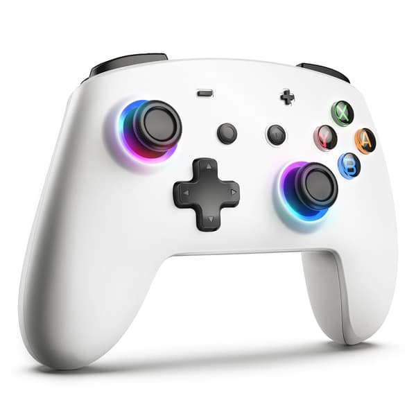 TRÅDLØS LED-CONTROLLER TIL NINTENDO SWITCH LITE OLED HVID TURBO