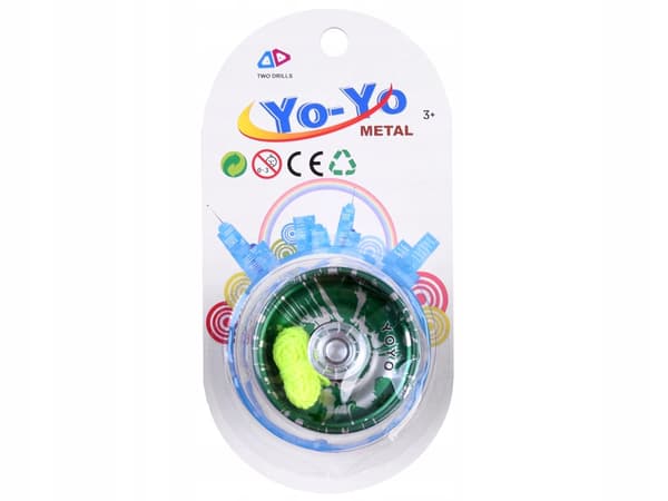 Metall Solid Yo-Yo Färdighetsleksak För Barn 3+ År Diameter 5,5