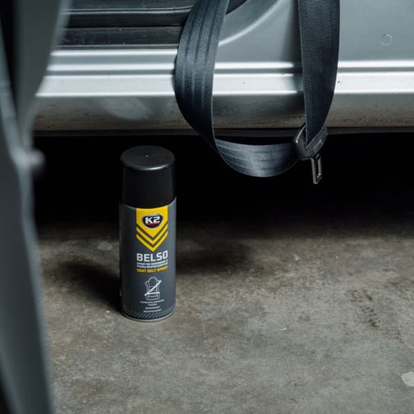 K2 B433 BELSO SMAR spray för säkerhetsbältesåterställning 400ml