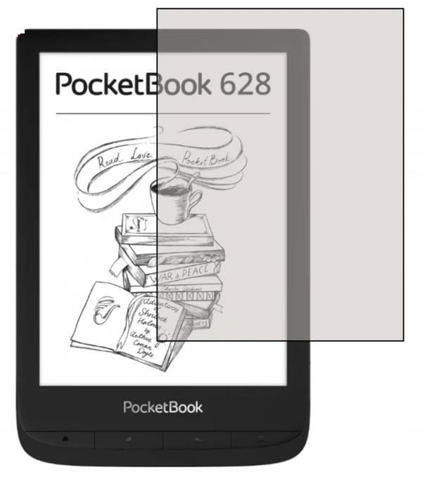 Härdat glas för PocketBook PB 628 Touch Lux 4/5