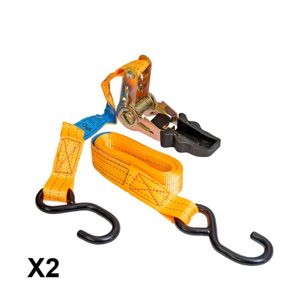 Biketec 2 stropper 25 mm x 3 m lasteevne OP TIL 350 kg, 2 stropper, orange