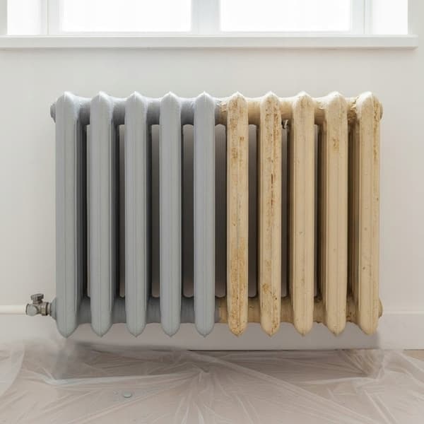 Rostskyddad radiatorfärg 1L matt vit Papyrus 3i1