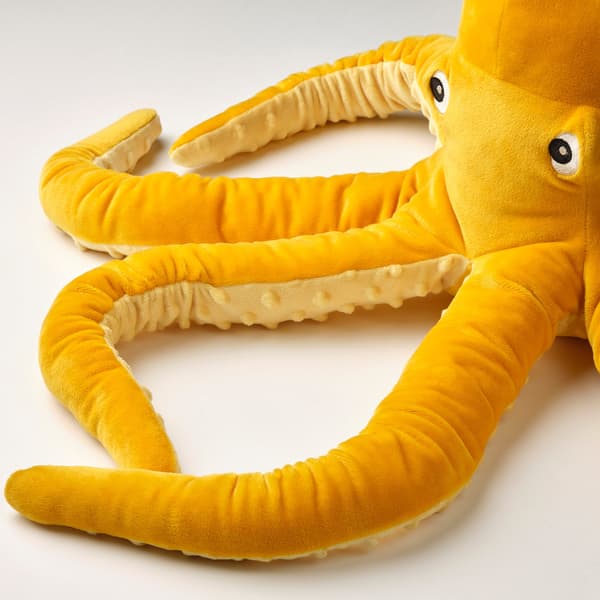IKEA Octopus Blavingad keltainen 30 cm