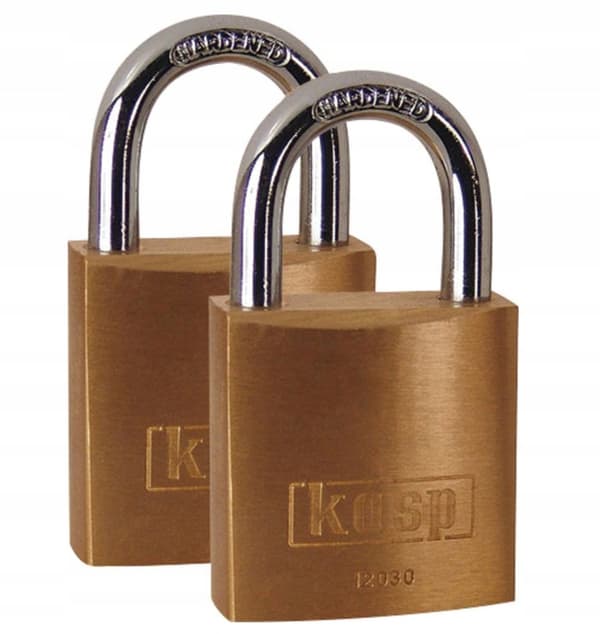 Lukko Kasp K12030D2 30 mm avainlukolla 2 kpl