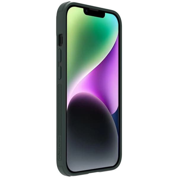 Nillkin Textured S Case iPhone 14 Plus Armored Case med Kameraskydd Grönt