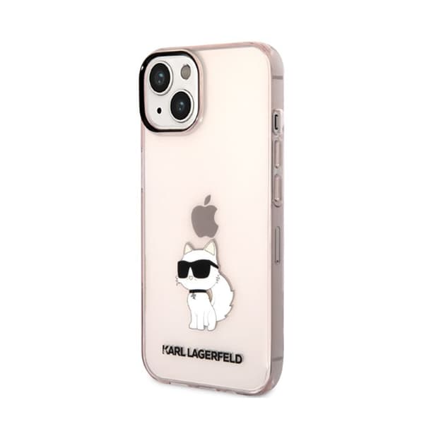 Karl Lagerfeld IML NFT Choupette - iPhone 14 Plus cover (lyserød)