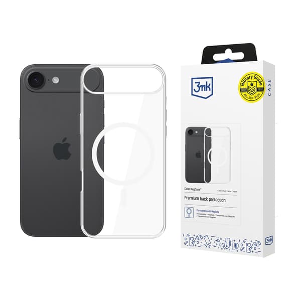 Apple iPhone 17 Air – 3mk Genomskinligt MagCase