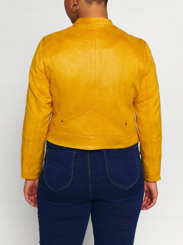 VERO MODA PLUS SIZE GUL JACKA MED DRAGKEDJA 52 W_A